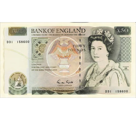 50 Pounds - ND - P381b - Au