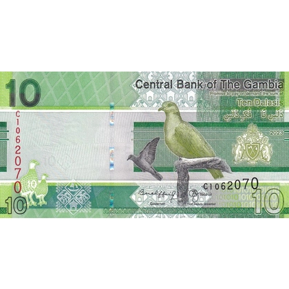 Gambia - 10 dalasis - 2023 - W38c - B236c