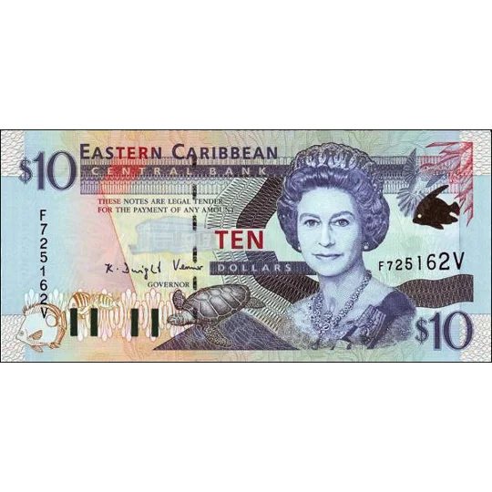 Saint Vincent - 10 Dollars - (2001) - P38V - B222V - Unc