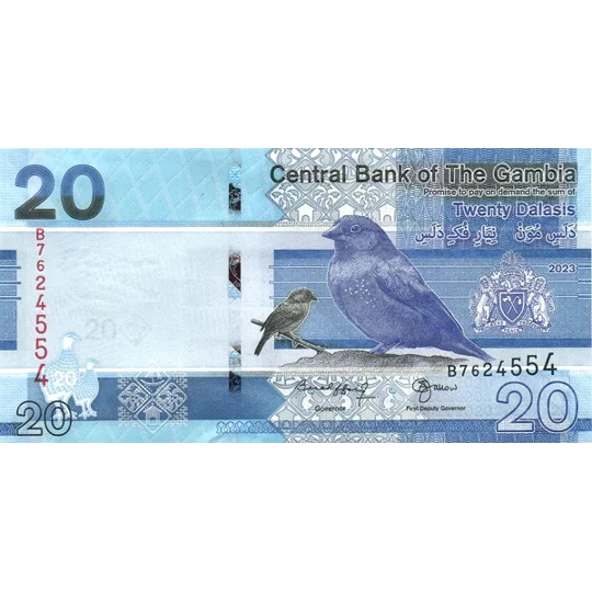 20 dalasis - 2023 - W39c - B237c - Unc