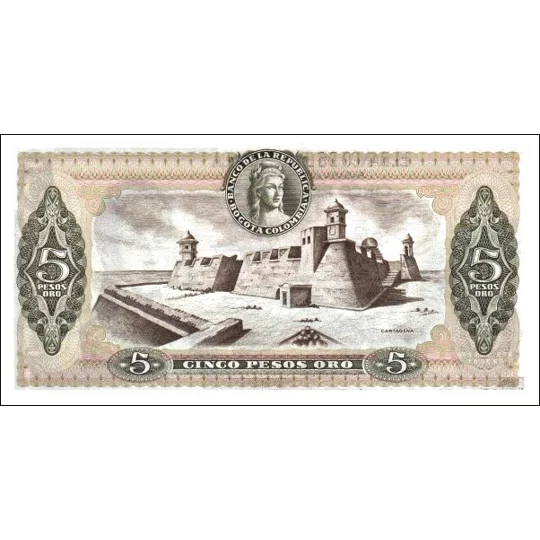 5 pesos - 1978 - P406f - B949n - Unc