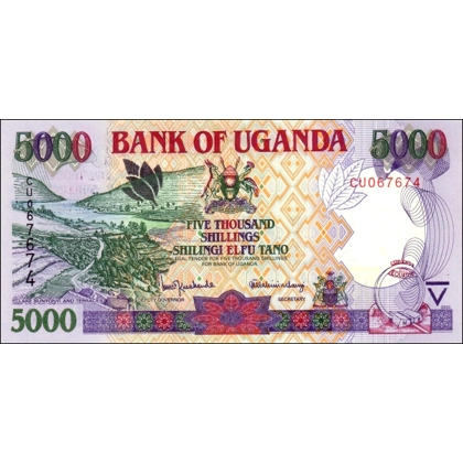 Uganda - 5000 Shillings - 2008 - P44c - B149c
