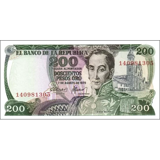 200 pesos - 1975 - P417b - B959b - Unc