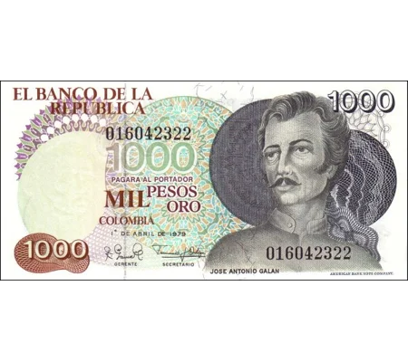 1000 Pesos - 1979 - P421 - B963a - Unc