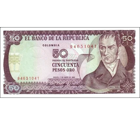 50 pesos - 1983 - P422b - B954c - Unc