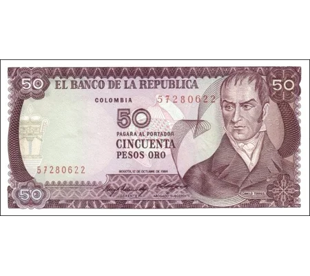 50 pesos - 1984 - P425a - B954d - Unc