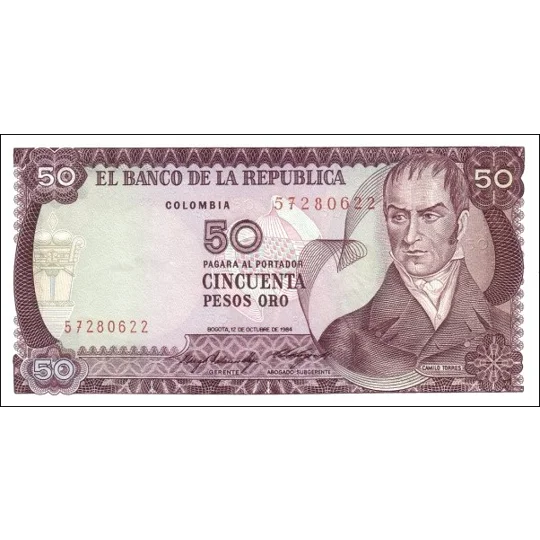 50 pesos - 1984 - P425a - B954d - Unc