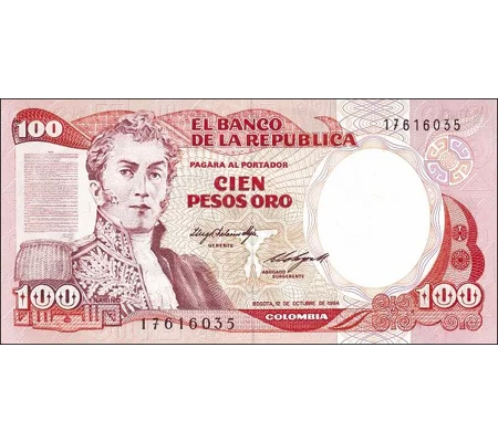 100 pesos - 1984 - P426a - B964b - Unc