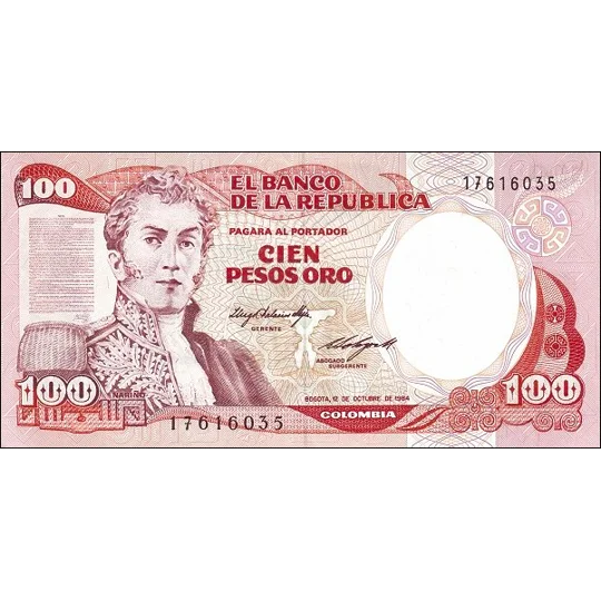100 pesos - 1984 - P426a - B964b - Unc