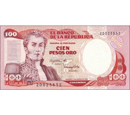 100 pesos - 1983 - P426a - B964a - Unc