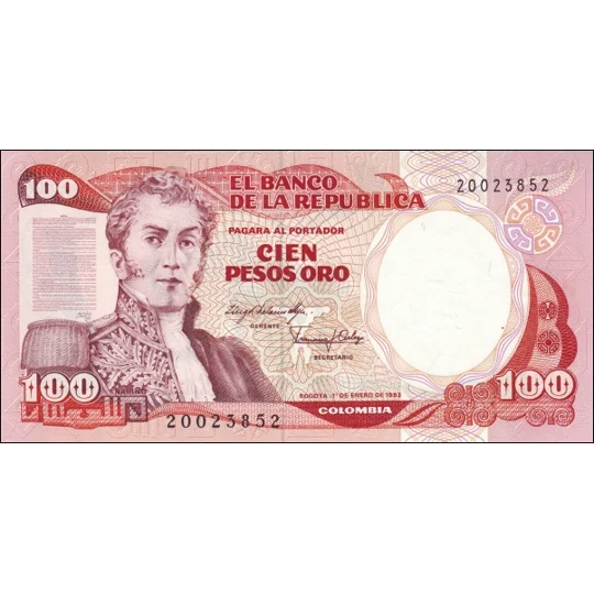100 pesos - 1983 - P426a - B964a - Unc