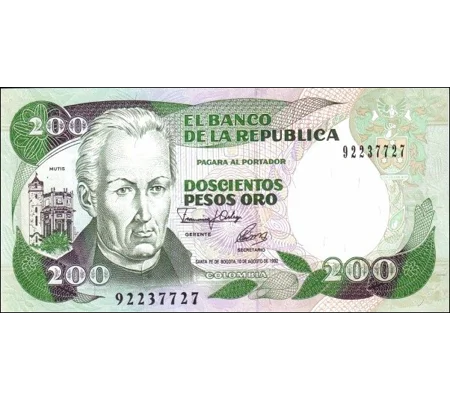 200 pesos - 1992 - P429A - B967L - Unc