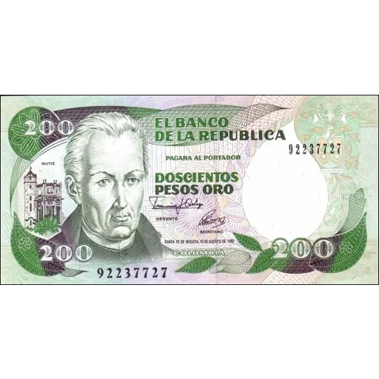 200 pesos - 1992 - P429A - B967L - Unc