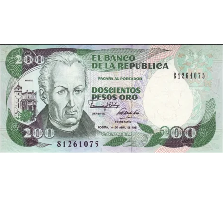 200 pesos - 1991 - P429d - B967k - Unc