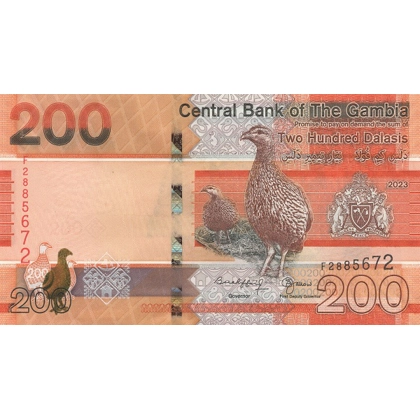 Gambia - 200 Dalasis - 2023 - W42c - B240c