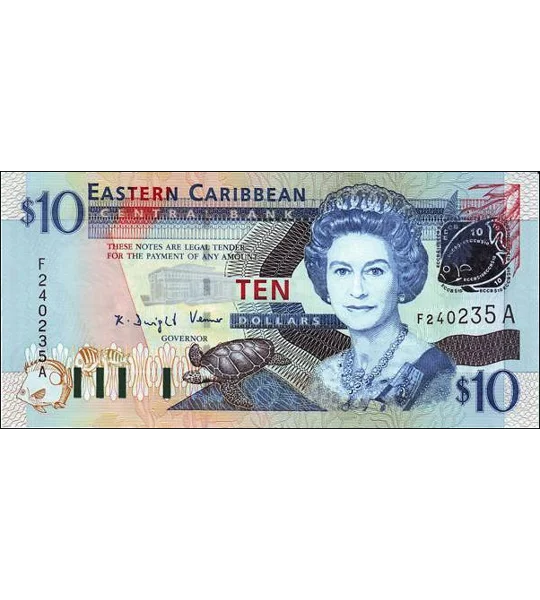 Antigua - 10 Dollars - (2004) - P43a - B227a - Unc