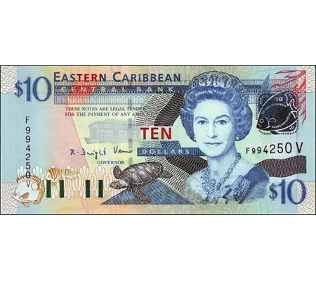 Saint Vincent - 10 Dollars - (2004) - P43V - B227V - Unc