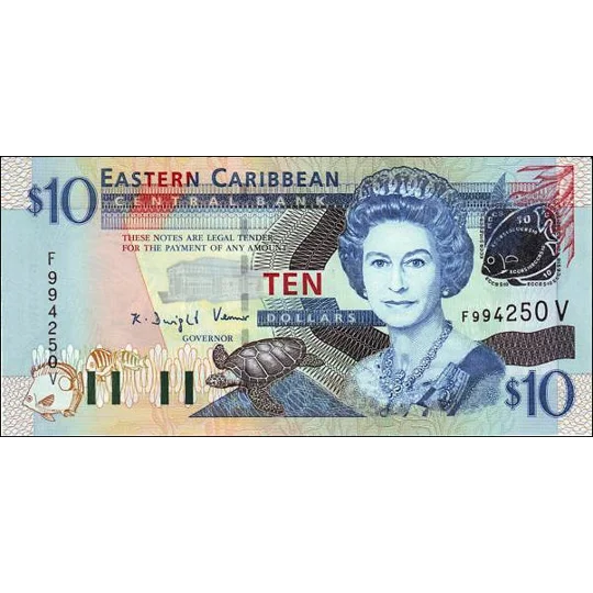 Saint Vincent - 10 Dollars - (2004) - P43V - B227V - Unc