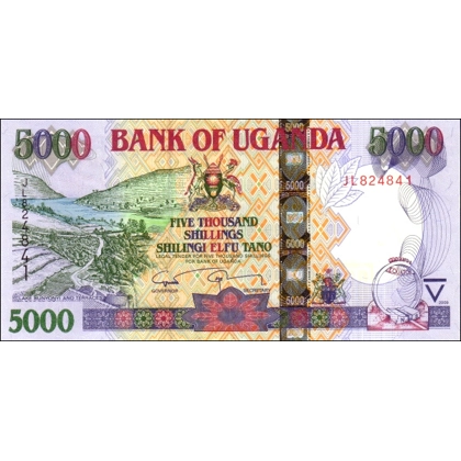 Uganda - 5000 Shillings - 2009 - P44d - B149d