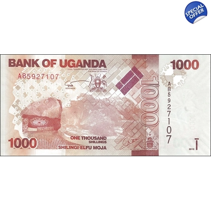 Uganda - 1.000 Shillings - 2010 - P49a - B154a