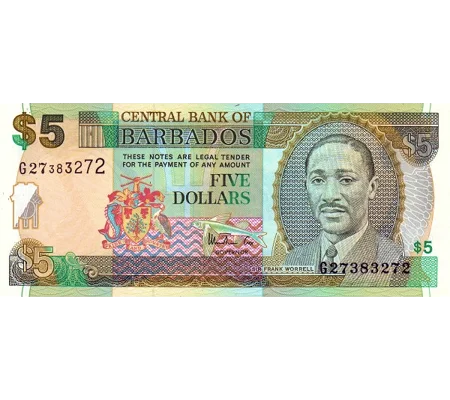 5 dollars - ND(1999) - P55 - B218a - Unc