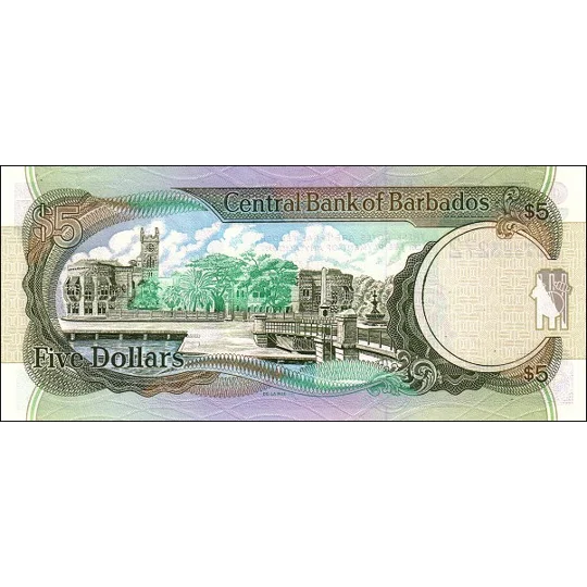 5 dollars - ND(1999) - P55 - B218a - Unc