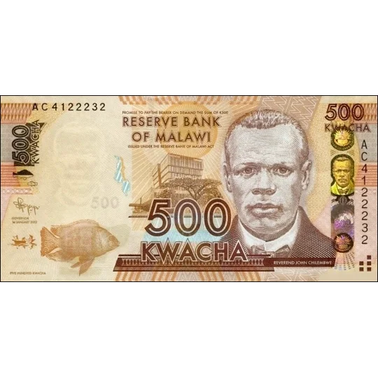 500 Kwacha - 2012 - P61a - B154a - Unc