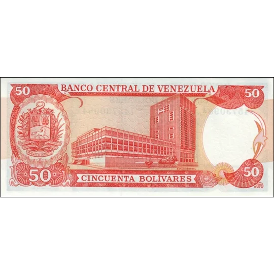 50 Bolivares - 1995 - P65e - B332d - Unc