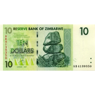 Zimbabwe - 10 Dollars -..