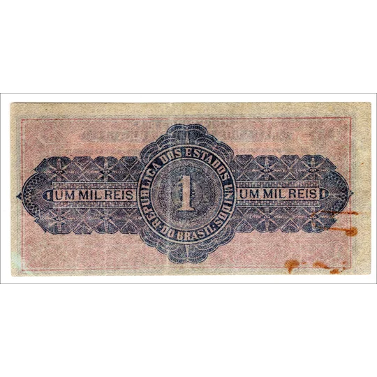 1 mil Reis - ND(1920) - P7 - VF