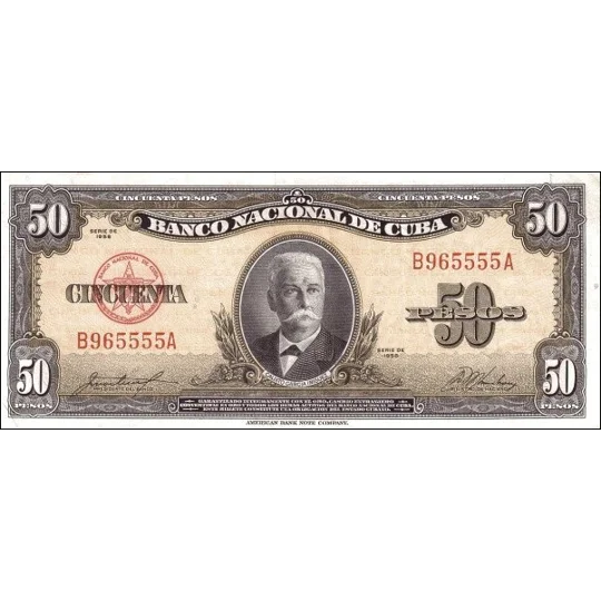 50 pesos - 1958 - P81b - B805b - Unc