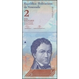 Venezuela - 2 bolivares - 2013 - P88f .. Venezuela - 2 bolivares - 2013 - P88f ..