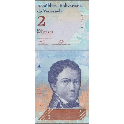 Venezuela - 2 bolivares - 2013 - P88f - B358f