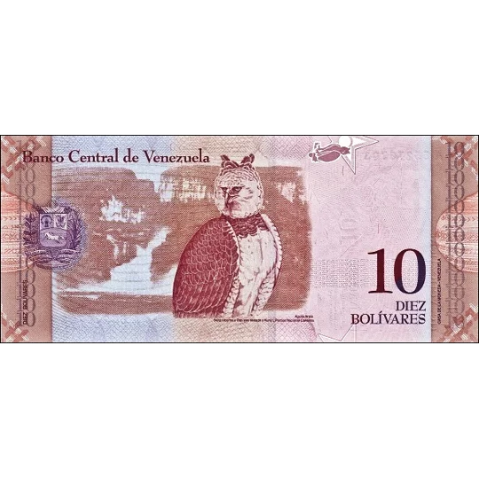 10 Bolivares - 2007 - P90a - B360a - Unc
