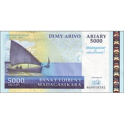 Madagascar - 5000 Ariary - 2007 - P94 - B331a