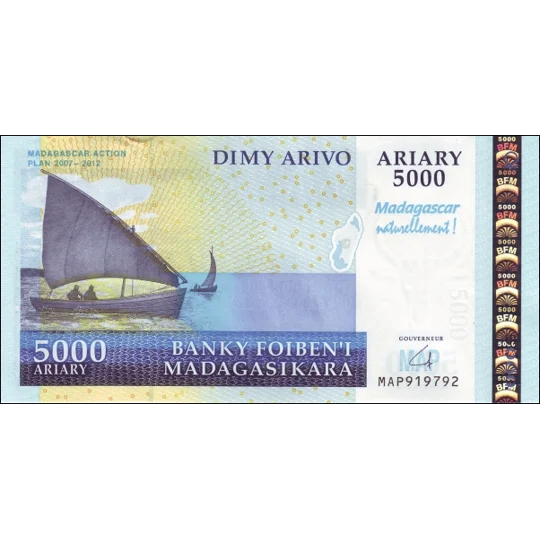 5000 Ariary - 2007 - P94 - B331a - Unc