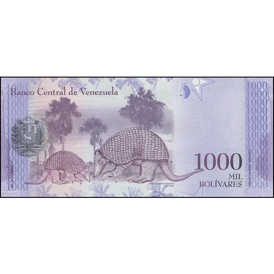 1.000 bolivares - 2017 - P95b - B365b - Unc