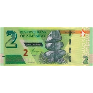 Zimbabwe - 2 Dollars - ..