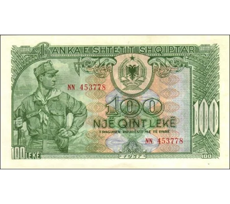 Albania - 100 Leke - 1957 - P30 - Unc