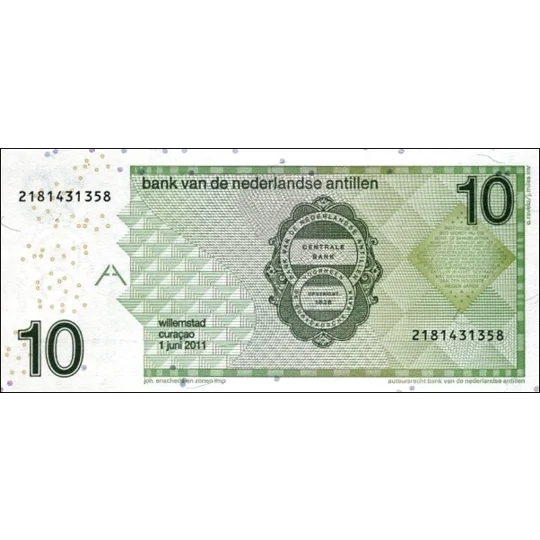10 Gulden - 2011 - P28e - B225e - Unc