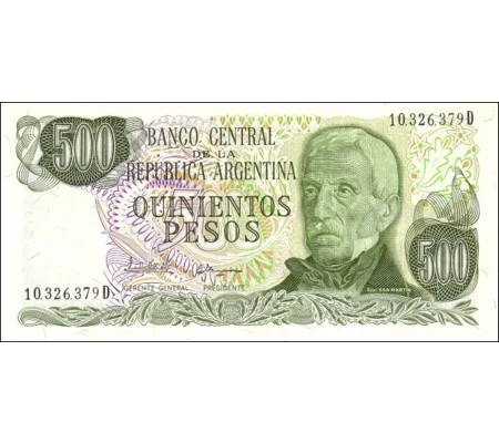 500 Pesos - ND(1982) - P303c - Unc