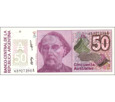 50 Australes - ND(1988) - P326-b2 - Unc