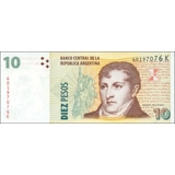 Argentina - 10 pesos - (2008) - P354a-..