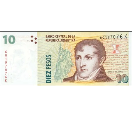 10 pesos - ND(2008) - P353a-4 - Unc