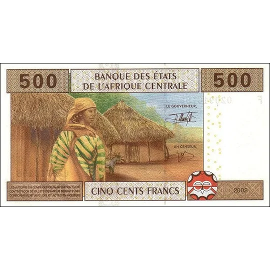Gabon - 500 Francs - P406Aa - 2002 - B106Aa