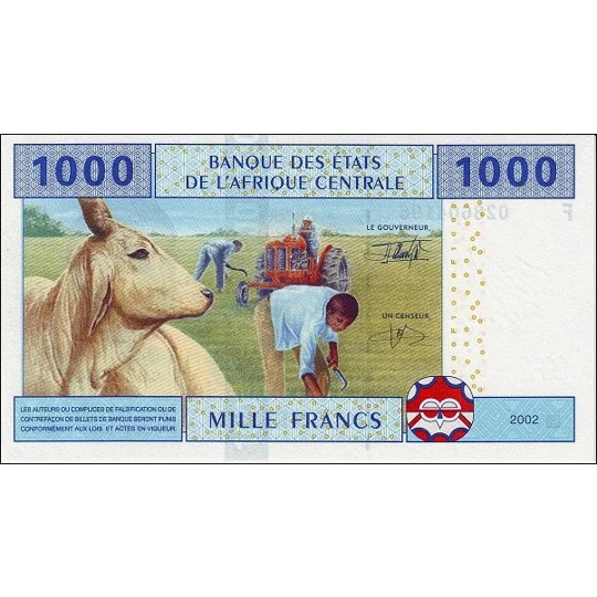 1000 Francs - 2002 - P507Fa - B107Fa - Unc