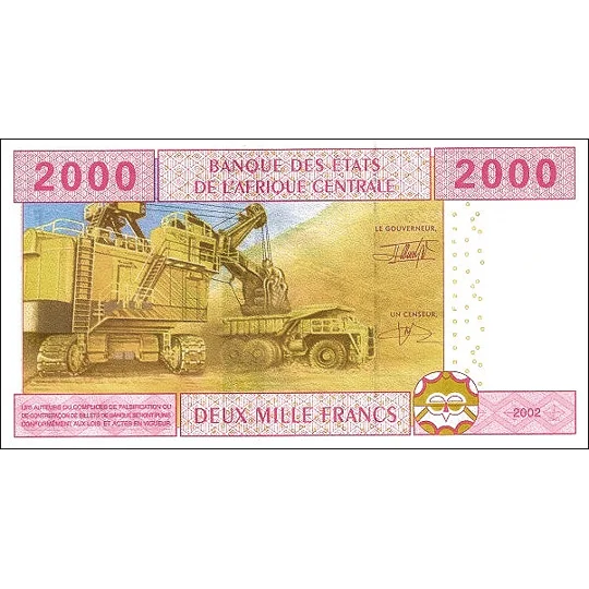 2.000 Francs - P408Aa - 2002 - B108Aa - Unc