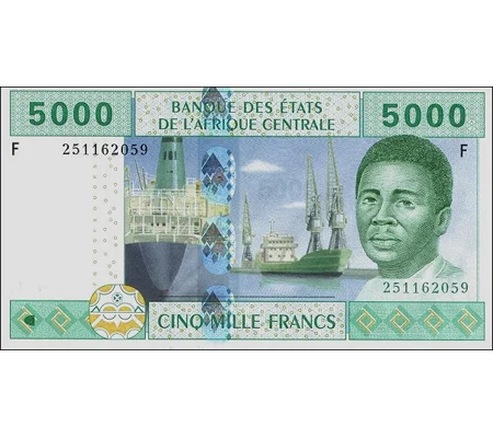 5.000 Francs - 2002 - P509Fa - B109Fa - Unc