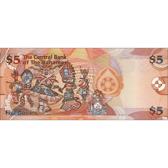 5 Dollars - 2007 - P72 - B338 - Unc