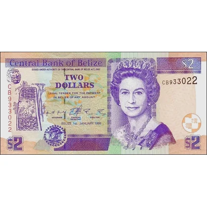 2 Dollars-1999-P60a-B318a-Unc